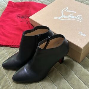 Louboutin Leather Booties